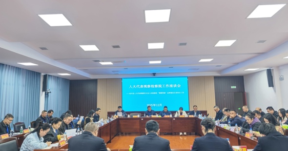 省、市、县三级代表视察安乡县检察院工作